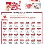 Calendario donazioni 2017 Fratres Acireale